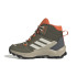 Botas de Montaña adidas Terrex Ax4R Mid Hiking Infantil Verde Oliva