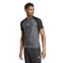 Camiseta de Fitness adidas Gym+ Training 3 Bandas Hombre Negro