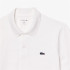 Polo Lacoste Chemise Col Bord-Cotes Hombre Blanco