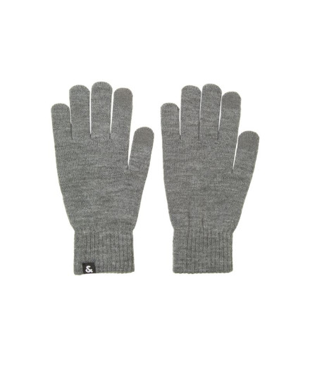 Guantess Jack & Jones Jacbarry Knitted Gloves Hombre Grey...