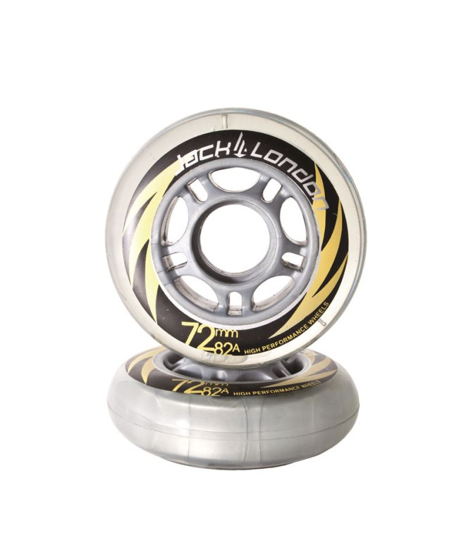Rueda Jack London In-Li Silicona B/4 72Mm