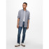 Camisa Only & Sons caidenSolid Linen Dress Blues Hombre