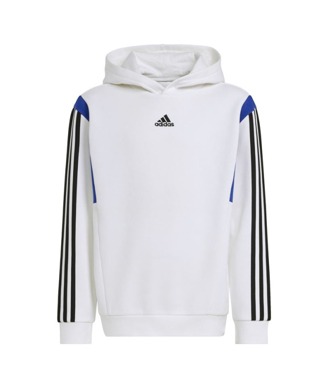 Sudadera adidas Colorblock Hoodie Infantil Blanco
