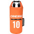 Bolsa Cressi Dry Pvc con Cremallera Naranja 10L