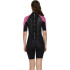 Neopreno Monoshort para Buceo Cressi Altum Mujer Negro-Rosa 3mm