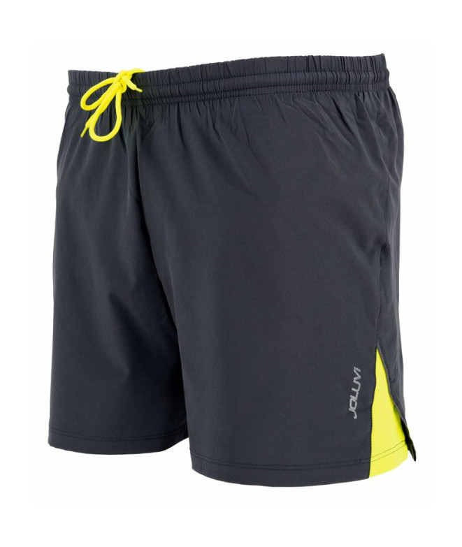 Pantalones Joluvi Meta Mid Antracita /Amarillo...