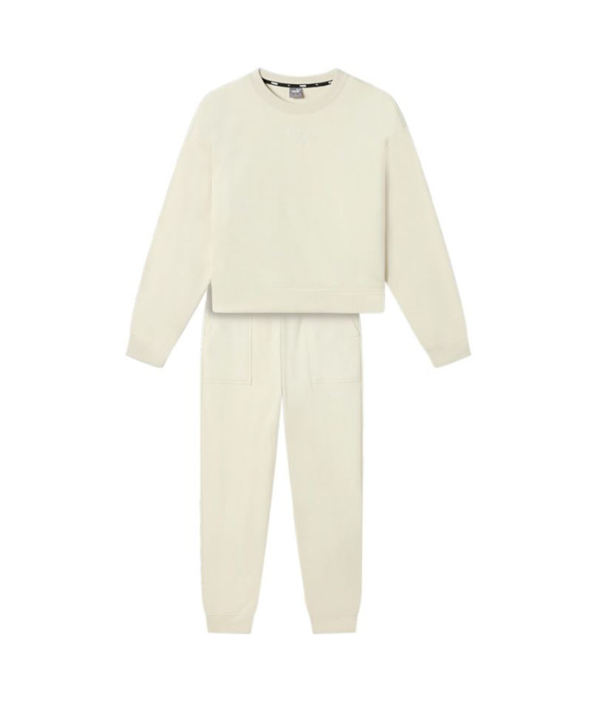 Chándal Casual Puma Loungewear Suit Fl Mujer
