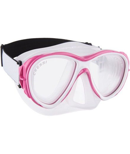 Máscara para Buceo Cressi Samoa Tx Unisex Transparente-Rosa