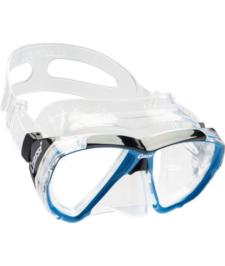 Máscara para Buceo Cressi Big Eyes Unisex Transparente-Azul