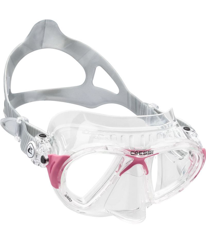 Máscara para Buceo Cressi Nano Crystal Unisex Rosa