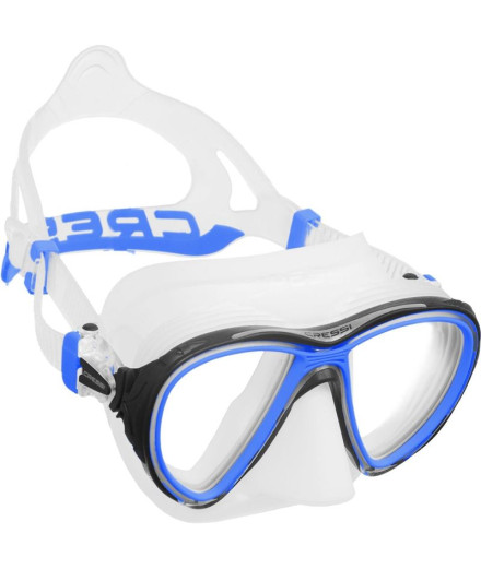 Máscara para Buceo Cressi Quantum Unisex Transparente-Azul