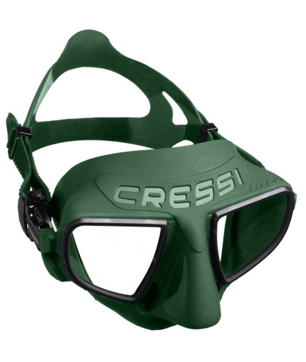 Máscara para Buceo Cressi Atom Unisex Verde-Negro