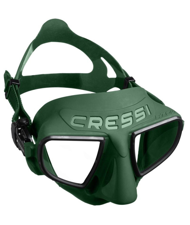 Máscara para Buceo Cressi Atom Unisex Verde-Negro
