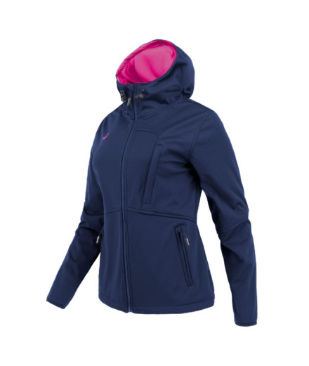 Chaqueta Joluvi Soft _ Tech V2 Marino Fucsia Mujer