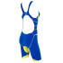 Mono de Triatlón Mosconi Tri Shar Ef Azul Royal - Amarillo Mujer
