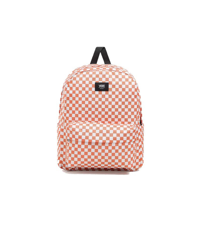 Mochila Vans Old Skool Check Rojo Unisex