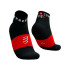 Calcetines de Trail Compressport Ultra Low Negro/Blanco