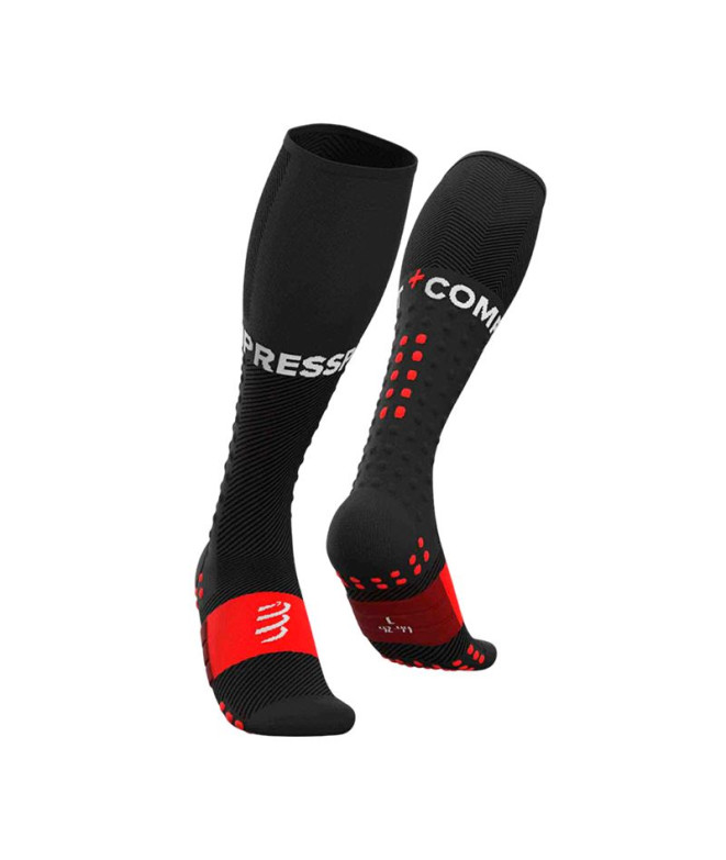 Calcetines de Running Compressport Full Run Negro