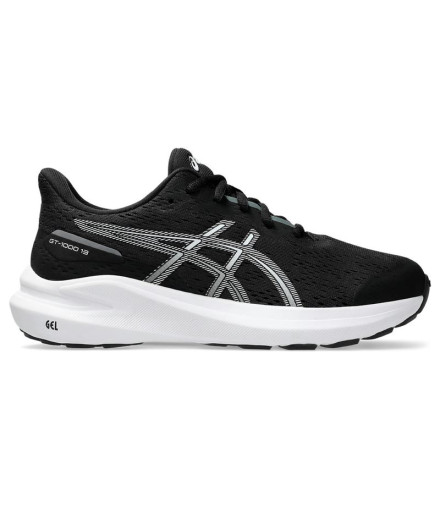 Zapatillas de Running ASICS Gt-1000 13 Gs Infantil Negro