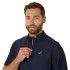 Chaleco de Running ASICS Metarun Packable Gilet Hombre Azul Oscuro