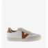 Zapatillas Victoria Berlin Ciclista Efecto Piel & Serraje Mujer Teja