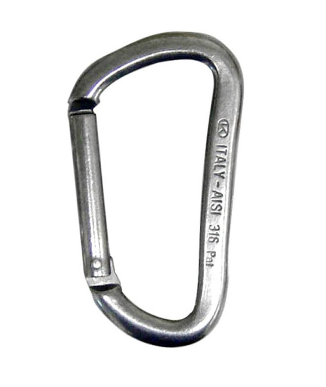 Mosquetón Cressi Asimétrico Aisi 316 80 mm