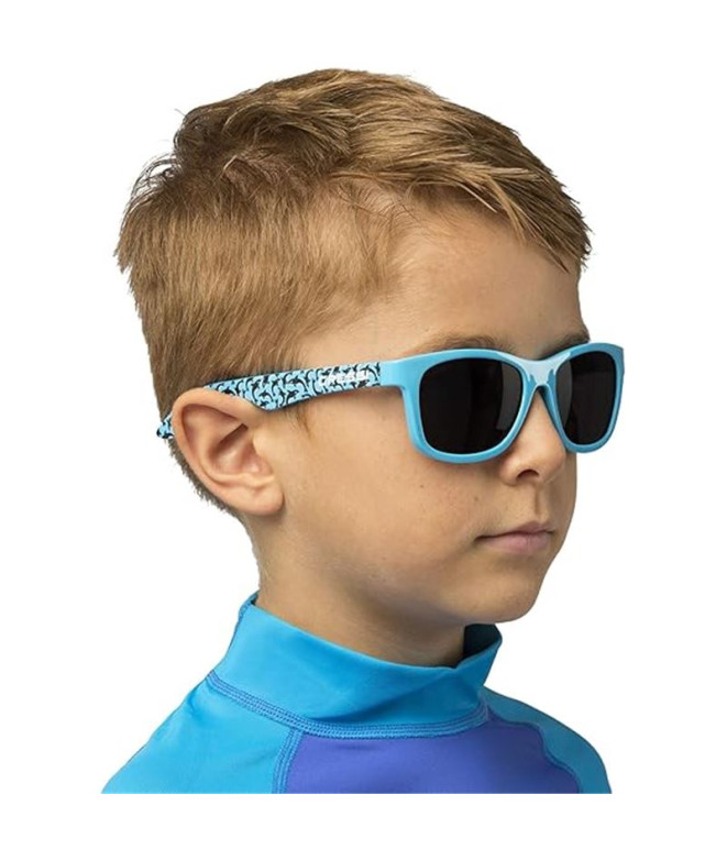 Gafas Cressi Kiddo orcas azul-lente ahumada