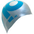 Gorro de Natación Mosconi Reverse Vol.Logo Turquesa - Plata