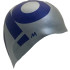 Gorro de Natación Mosconi Reverse Vol.Logo Azul Tinta - Plata