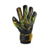 Guantes de Portero de Fútbol Reush Attrakt Infinity Finger Support Negro-Oro