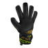Guantes de Portero de Fútbol Reush Attrakt Infinity Finger Support Negro-Oro