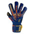 Guantes de Portero de Fútbol Reush Attrakt Gold X Evolution Azul-Oro-Negro