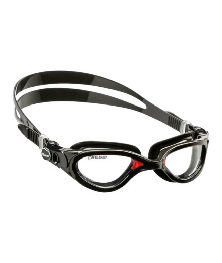Gafas Flash Dark Cressi Negro - Rojo Transparente