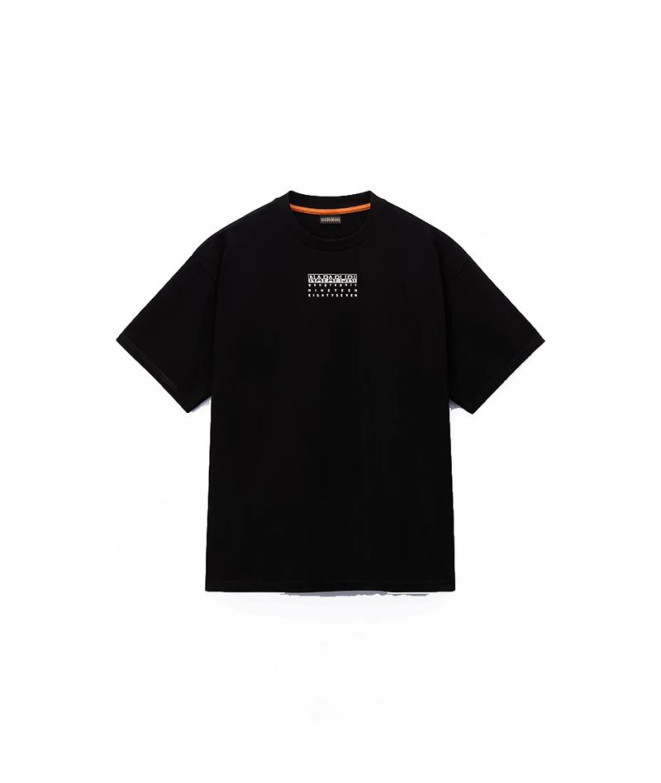 Camiseta Napapijiri S-Premium Ss Negro Hombre
