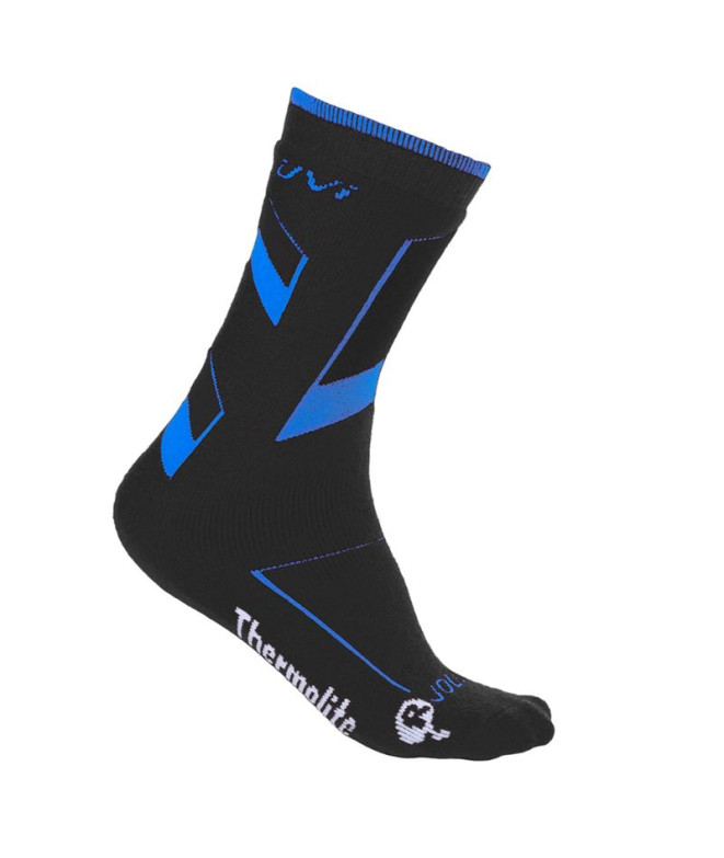 Calcetin Thermolite Hi-Tech 2P Negro/Azul