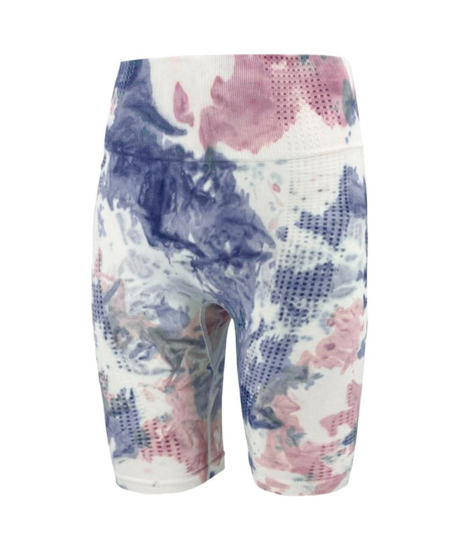 Bermuda Joluvi Tie Dye Mujer Azul Lago/Orquidea...