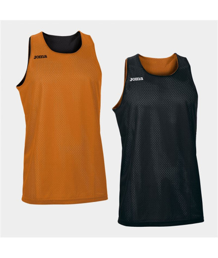 Camiseta Joma Reversible Aro Hombre Naranja-Negro