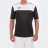 Camiseta Manga Corta Joma Winner Hombre Negro-Blanco