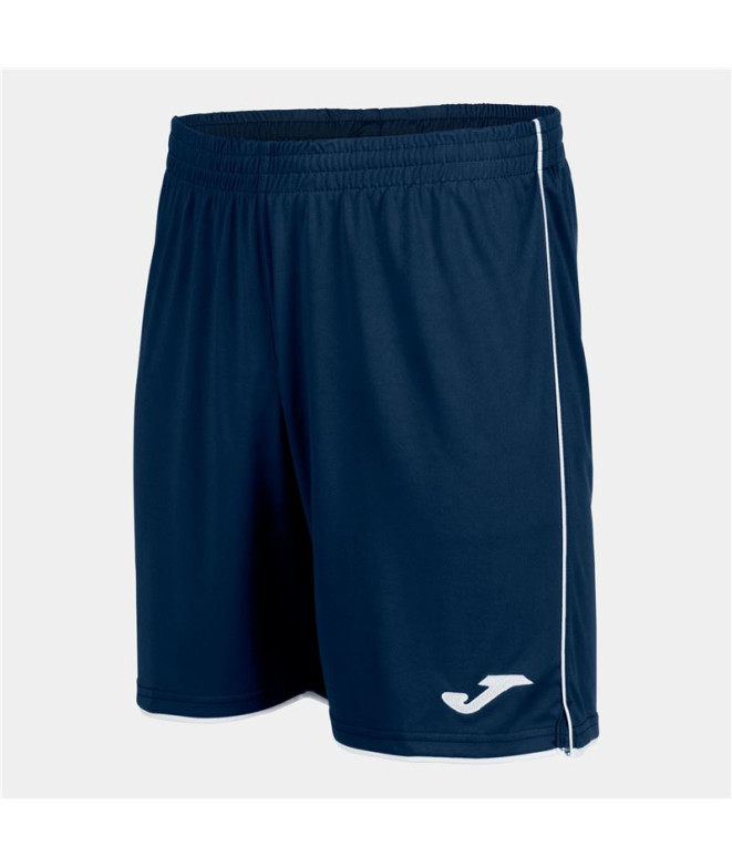 Short Joma Liga Hombre Marino-Blanco
