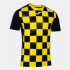 Camiseta Joma Flag II Hombre Negro-Amarillo