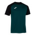 Camiseta Manga Corta Hombre Teamwork Verde Negro