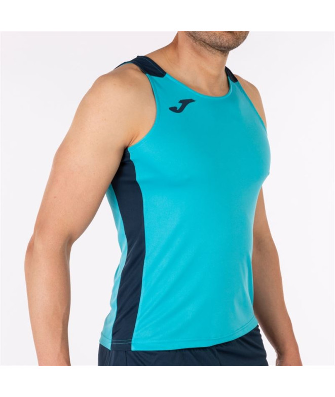 Camiseta De Running Tirantes Record II Turquesa...