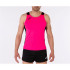 Camiseta De Running Tirantes Hombre Record II Rosa Flúor Negro