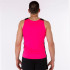 Camiseta De Running Tirantes Hombre Record II Rosa Flúor Negro
