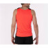 Camiseta De Running Tirantes Hombre Record II Coral Flúor Negro