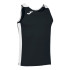 Camiseta De Running Tirantes Hombre Record II Negro Blanco