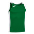 Camiseta De Running Tirantes Hombre Record II Verde Blanco