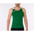 Camiseta De Running Tirantes Hombre Record II Verde Blanco