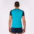 Camiseta De Running Manga Corta Hombre Record II Turquesa Flúor Marino
