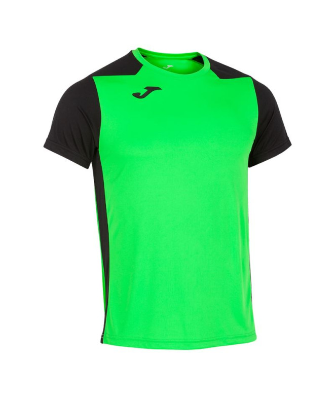 Camiseta De Running Manga Corta Record II Verde...